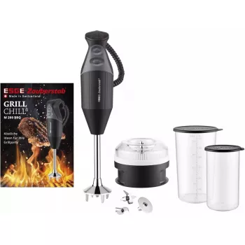 Panardintuvas ESGE M 200 BBQ 10 L 200 W Juodas, Chromas