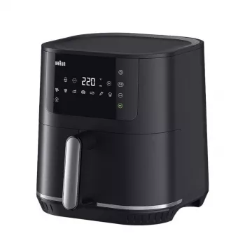 Karšto oro gruzdintuvė Braun Household MultiFry 5 HF5030 — 1700 W, 6,0 l krepšelis, juoda/sidabrinė