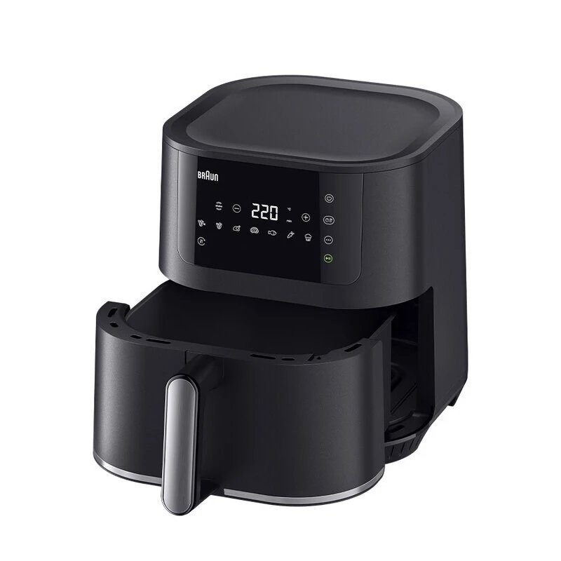 Karšto oro gruzdintuvė Braun Household MultiFry 5 HF5030 — 1700 W, 6,0 l krepšelis, juoda/sidabrinė