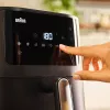 Karšto oro gruzdintuvė Braun Household MultiFry 5 HF5030 — 1700 W, 6,0 l krepšelis, juoda/sidabrinė