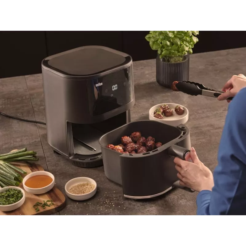Oro gruzdintuvė Braun MultiFry 3 4,3 L 1500 W Juoda