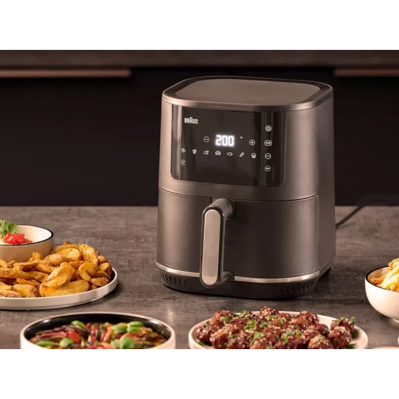 Oro gruzdintuvė Braun MultiFry 3 4,3 L 1500 W Juoda