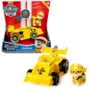 PAW Patrol Ready, Race, Rescue Rubble’s Race & Go Deluxe Transporto priemonė su garsais, 3+
