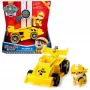 PAW Patrol Ready, Race, Rescue Rubble’s Race & Go Deluxe Transporto priemonė su garsais, 3+
