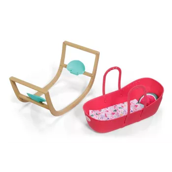 Lovutė lėlei BABY born 3-in-1 Pinplay – lopšys, lovelė, nešyklė