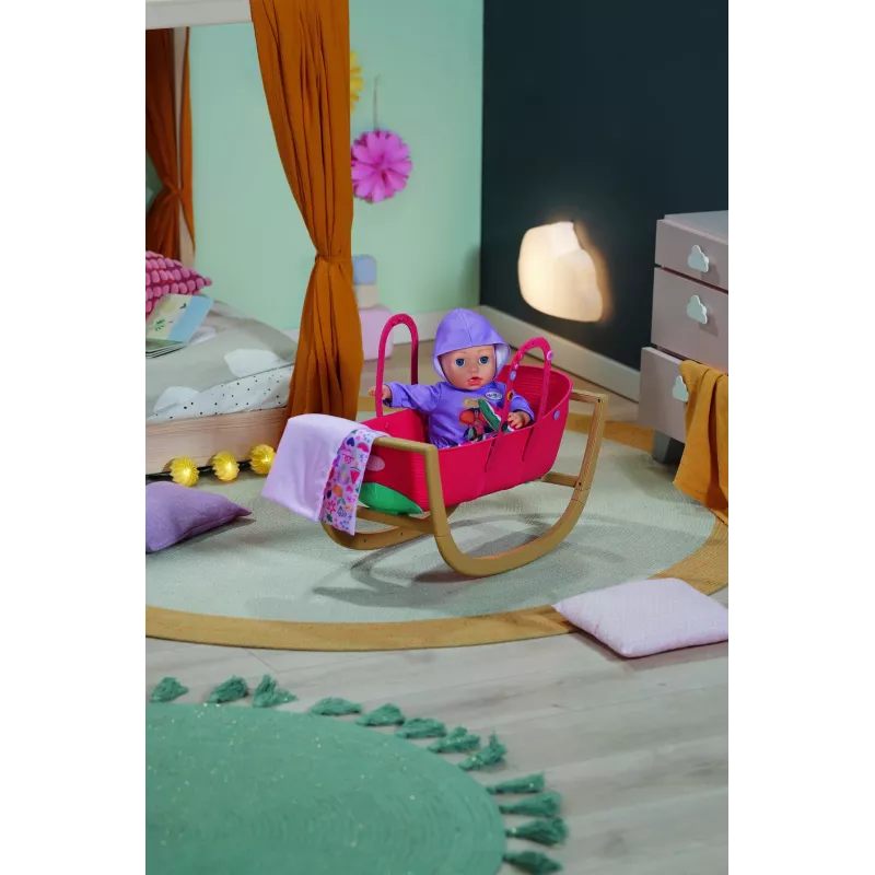 Lovutė lėlei BABY born 3-in-1 Pinplay – lopšys, lovelė, nešyklė