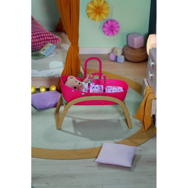 Lovutė lėlei BABY born 3-in-1 Pinplay – lopšys, lovelė, nešyklė
