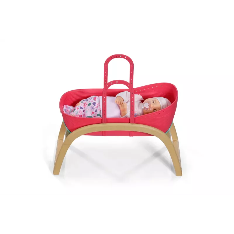 Lovutė lėlei BABY born 3-in-1 Pinplay – lopšys, lovelė, nešyklė