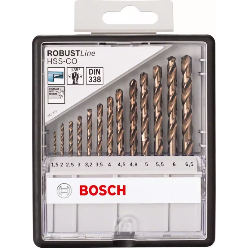 Gręžtų rinkinys Bosch HSS Twist Drill Bits Cobalt 2607019926