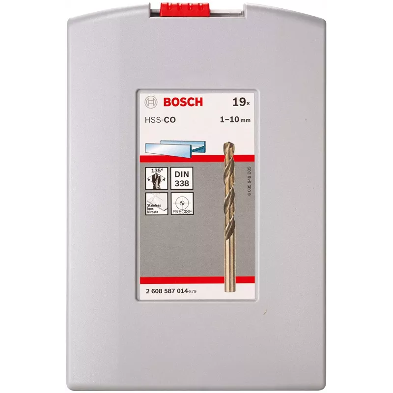 Bosch 2608587014 HSS Co gręžtų rinkinys 19 vnt.