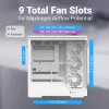 Korpusas AEROCOOL Geh Midi P500A White – vidutinis ATX bokštas, baltas