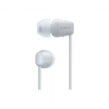 Sony WI-C100 belaidės ausinės, į ausį, skambučiams/muzikai, Bluetooth, balta