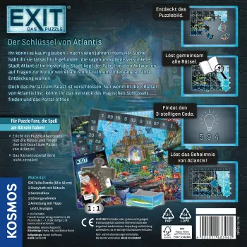 Kosmos 44138905 dėlionė 500 dalių Miestas