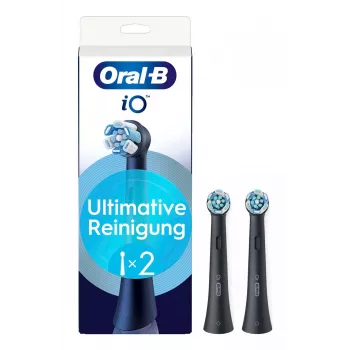 Oral-B iO Ultimate Clean 16262903 šepetėlio galvutė 2 vnt. Juoda