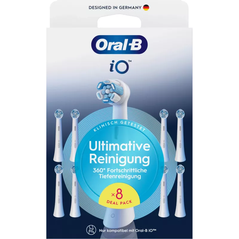 Oral-B dantų šepetėlio galvutė 8 vnt. Balti