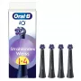 Oral-B iO Radiant White keičiamų šepetėlių galvutės, 4 vnt., juodos