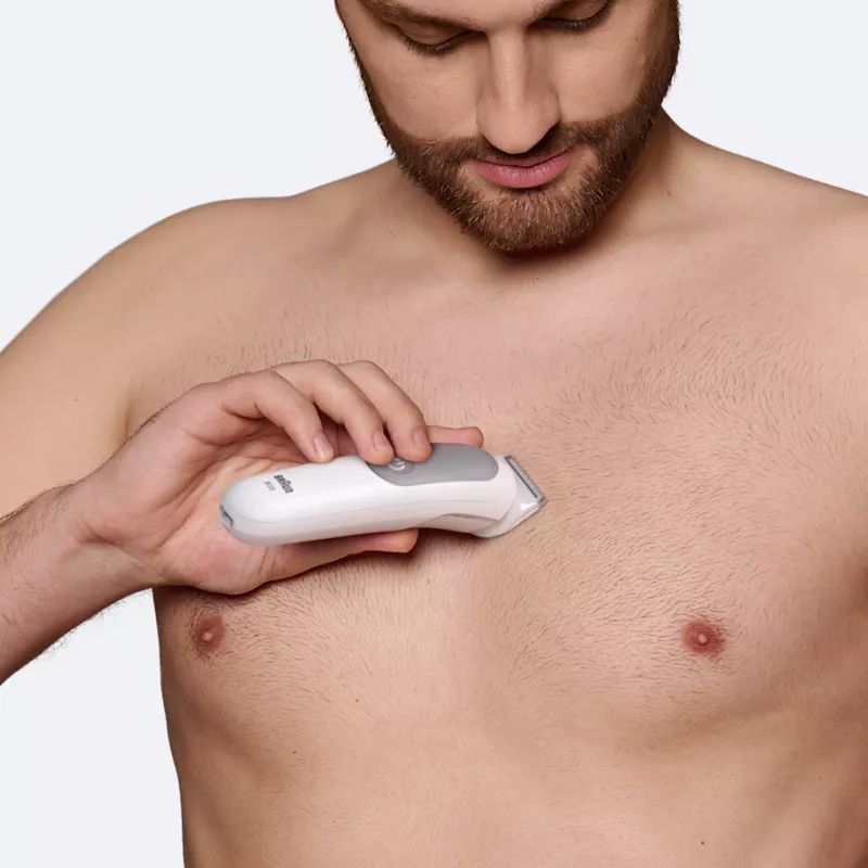 BRAUN BG 5500 244787 kūno kirpimo mašinėlė – vandeniui atsparus įkraunamas kūno trimeris