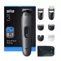 Braun AIO3540 plaukų kirpimo mašinėlė juoda, pilka, 14 ilgio nustatymų, NiMH