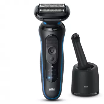 Braun Series 5 52-B7000cc folijos skustuvas su trimeriu, juodas, Li-Ion baterija