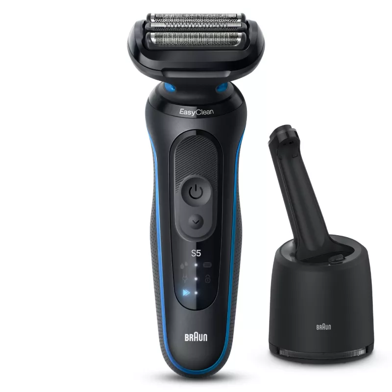 Braun Series 5 52-B7000cc folijos skustuvas su trimeriu, juodas, Li-Ion baterija