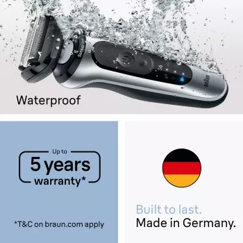 BRAUN Series 6 62-B1200S elektrinis skustuvas šlapiam ir sausam skutimui su įmontuotu barzdos trimeriu