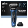 BRAUN Series 6 62-B1200S elektrinis skustuvas šlapiam ir sausam skutimui su įmontuotu barzdos trimeriu