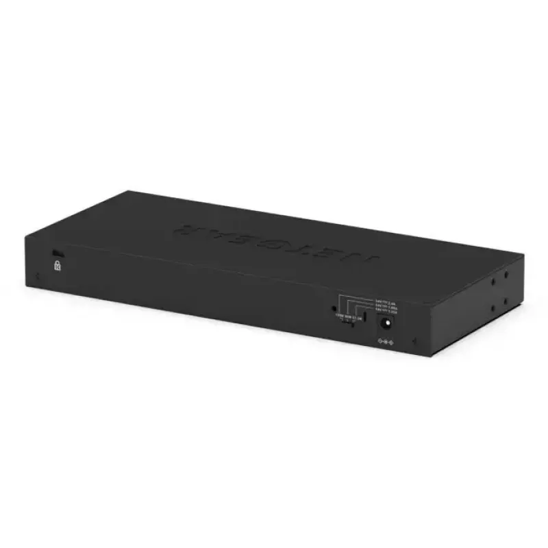 NETGEAR GS308LP nevaldomas Gigabit Ethernet (10/100/1000) maitinimas per Ethernet (PoE) stalinis juodas