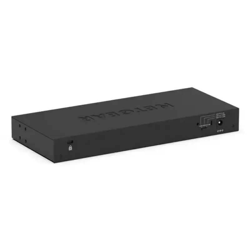 NETGEAR GS308LP nevaldomas Gigabit Ethernet (10/100/1000) maitinimas per Ethernet (PoE) stalinis juodas