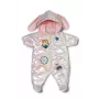 Žaislinis kombinezonas lėlei Peterkin BABY born Winter Suit Cream, 43 cm, sulankstomas, nuo 3 m.