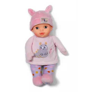 Zapf BABY born for babies Sweetie Pink 30 cm – minkštas kūdikio lėlė su barškučiu, 300 mm, įvairiaspalvė