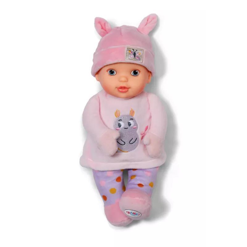 Zapf BABY born for babies Sweetie Pink 30 cm – minkštas kūdikio lėlė su barškučiu, 300 mm, įvairiaspalvė