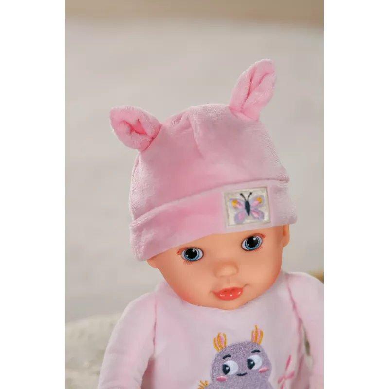 Zapf BABY born for babies Sweetie Pink 30 cm – minkštas kūdikio lėlė su barškučiu, 300 mm, įvairiaspalvė