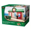 Modelinio geležinkelio garso ir įrašų stotelė Ravensburger – BRIO, 3 dalių, AA baterijos, juoda/žalia/raudona