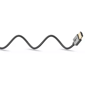 Goobay HDMI laidas 3 m, A tipo kištukas – A tipo kištukas, 18 Gbit/s, pilkas