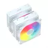 FSP MP7-WA oru aušinamas procesoriaus aušintuvas, 120 mm, 800–1800 aps./min., 32 dB, LGA1851/1700/1200, AM4/AM5, baltas
