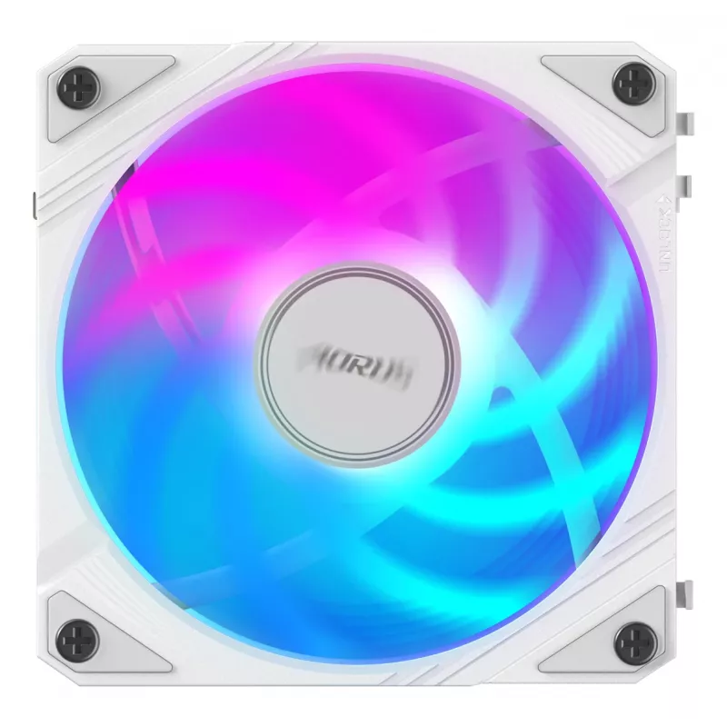 GIGABYTE AORUS EZ CHAIN FAN 120 ICE 12 cm baltas ventiliatorius skysčio aušintuvui