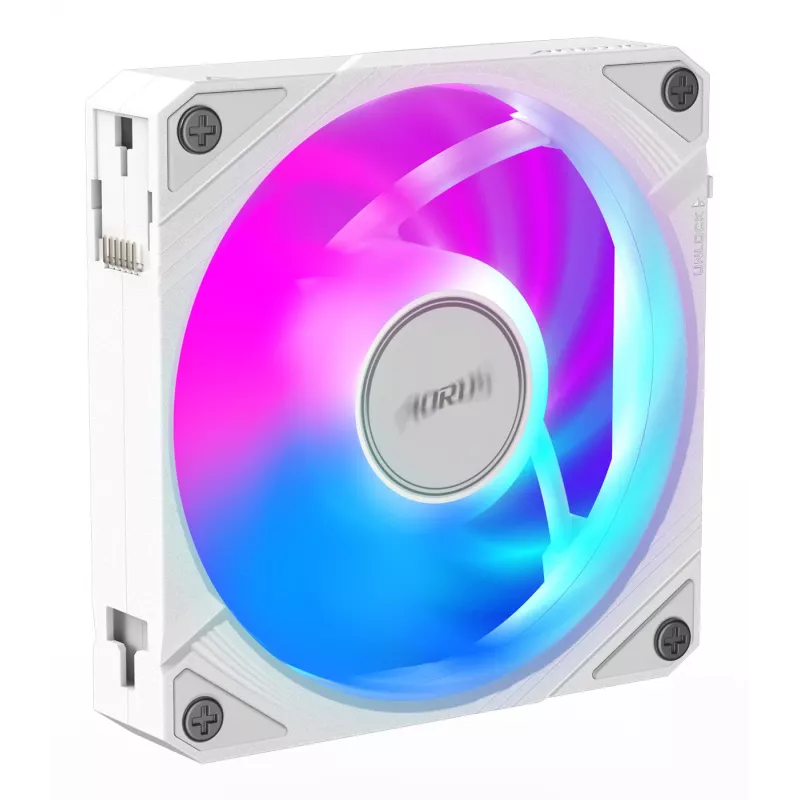 GIGABYTE AORUS EZ CHAIN FAN 120 ICE 12 cm baltas ventiliatorius skysčio aušintuvui