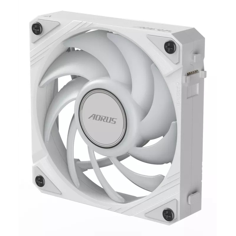 GIGABYTE AORUS EZ CHAIN FAN 120 ICE 12 cm baltas ventiliatorius skysčio aušintuvui