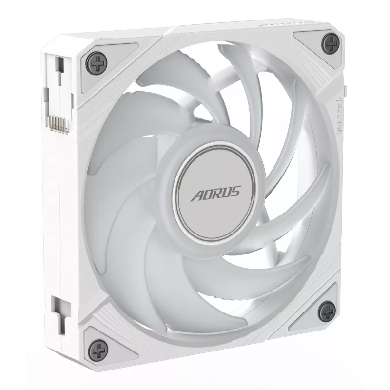 GIGABYTE AORUS EZ CHAIN FAN 120 ICE 12 cm baltas ventiliatorius skysčio aušintuvui