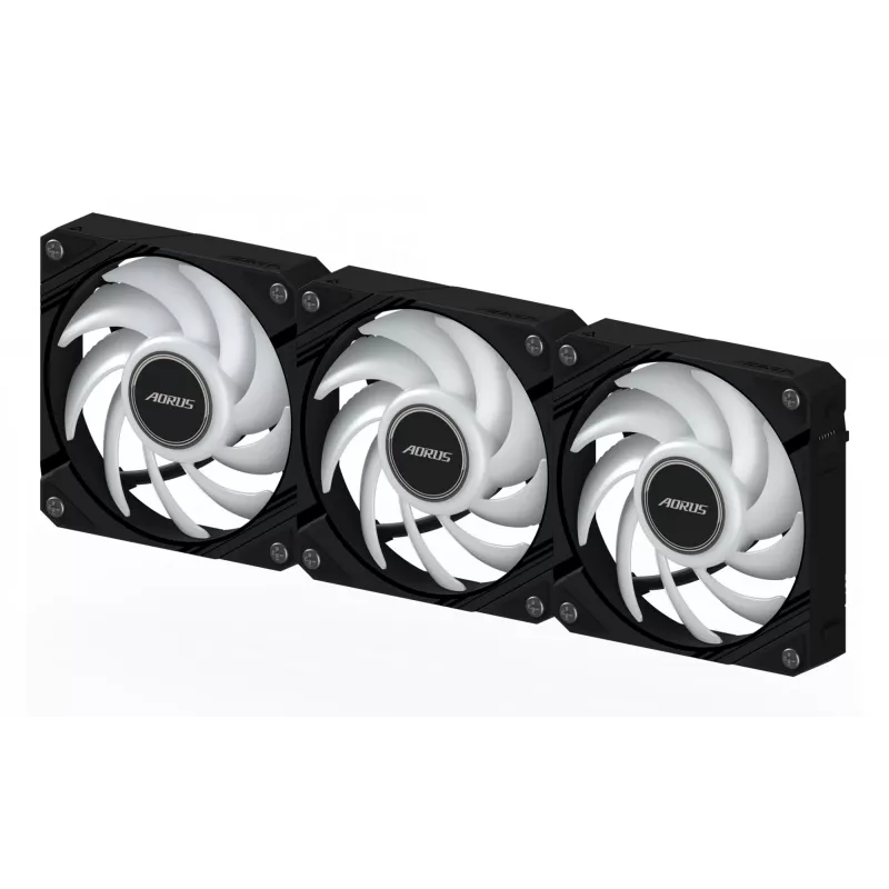 GIGABYTE AORUS EZ CHAIN FAN 120 (3 vnt.) pagrindinė plokštė 12 cm juoda 3 vnt.