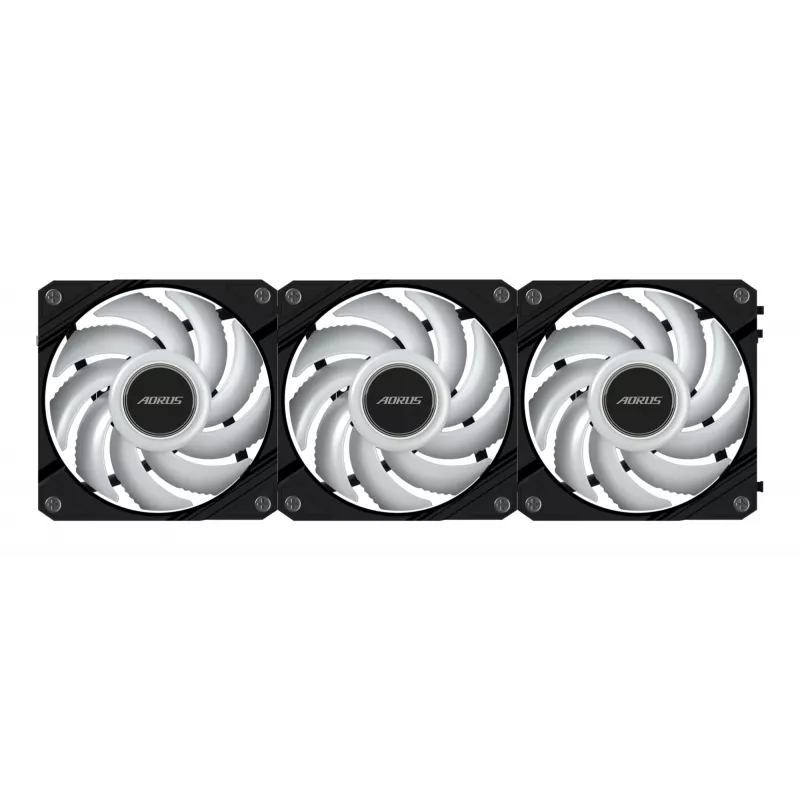 GIGABYTE AORUS EZ CHAIN FAN 120 (3 vnt.) pagrindinė plokštė 12 cm juoda 3 vnt.
