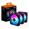 GIGABYTE AORUS EZ CHAIN FAN 120 (3 vnt.) pagrindinė plokštė 12 cm juoda 3 vnt.