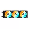 GIGABYTE GAMING 360 skystas aušintuvas CPU – 3x120 mm ARGB ventiliatoriai, slydimo fiksavimo mechanizmas, DAISY-CHAIN, suderinamas su Intel LGA 1851 ir AMD AM5