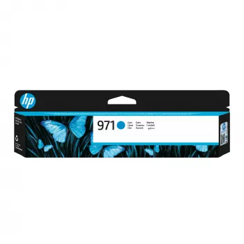 HP 971 Cyan Original rašalo kasetė, žydra, 1 vnt., 2500 puslapių