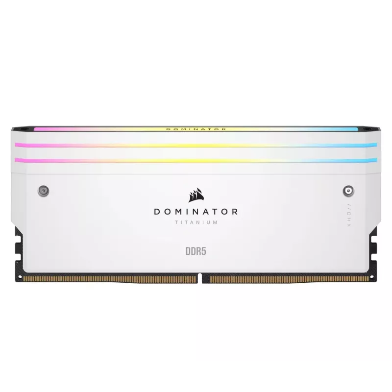 DIMM 64 GB DDR5-6000 (4x 16 GB) Quad-Kit, Arbeitsspeicher weiß, CMP64GX5M4B6000C36W, Dominator Titanium, INTEL XMP