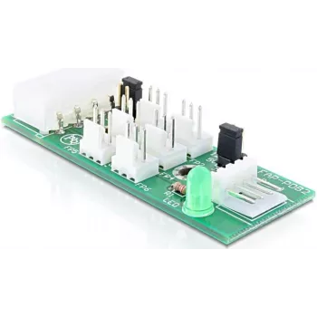 DELOCK skirstomoji plokštė 6x ventiliatoriams 5V/12V