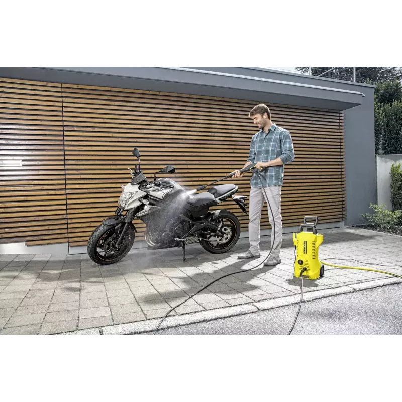 Slėginis plovimo aparatas Karcher K 2 POWER CONTROL — elektrinis, 1400 W, 110 bar, 360 l/h, 5 m žarna