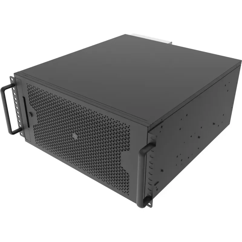 SILVERSTONE stovo dėklas RM53-502 – 19 colių serverio stovo korpusas, juodas