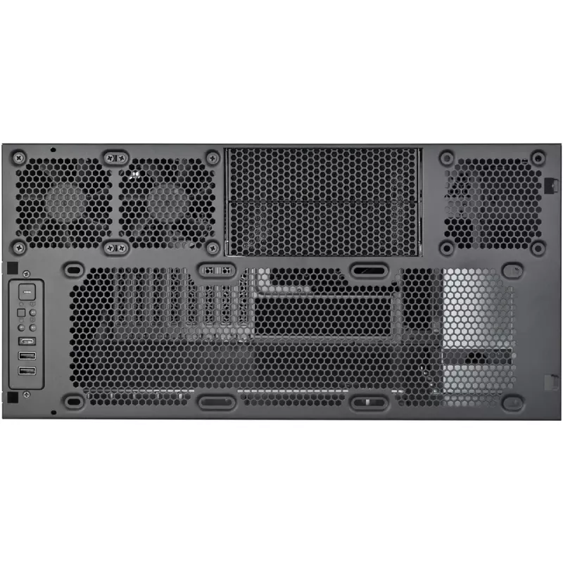 SILVERSTONE stovo dėklas RM53-502 – 19 colių serverio stovo korpusas, juodas
