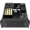 SILVERSTONE stovo dėklas RM53-502 – 19 colių serverio stovo korpusas, juodas